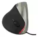 Mouse 5d Vertical Ergonómico Cable Túnel Carpiano Óptico Gris