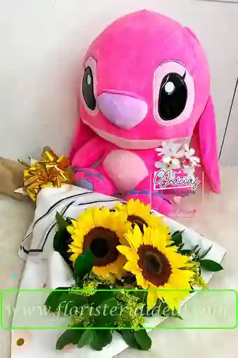 Stitch 40 Cm Mas Ramillete Girasol