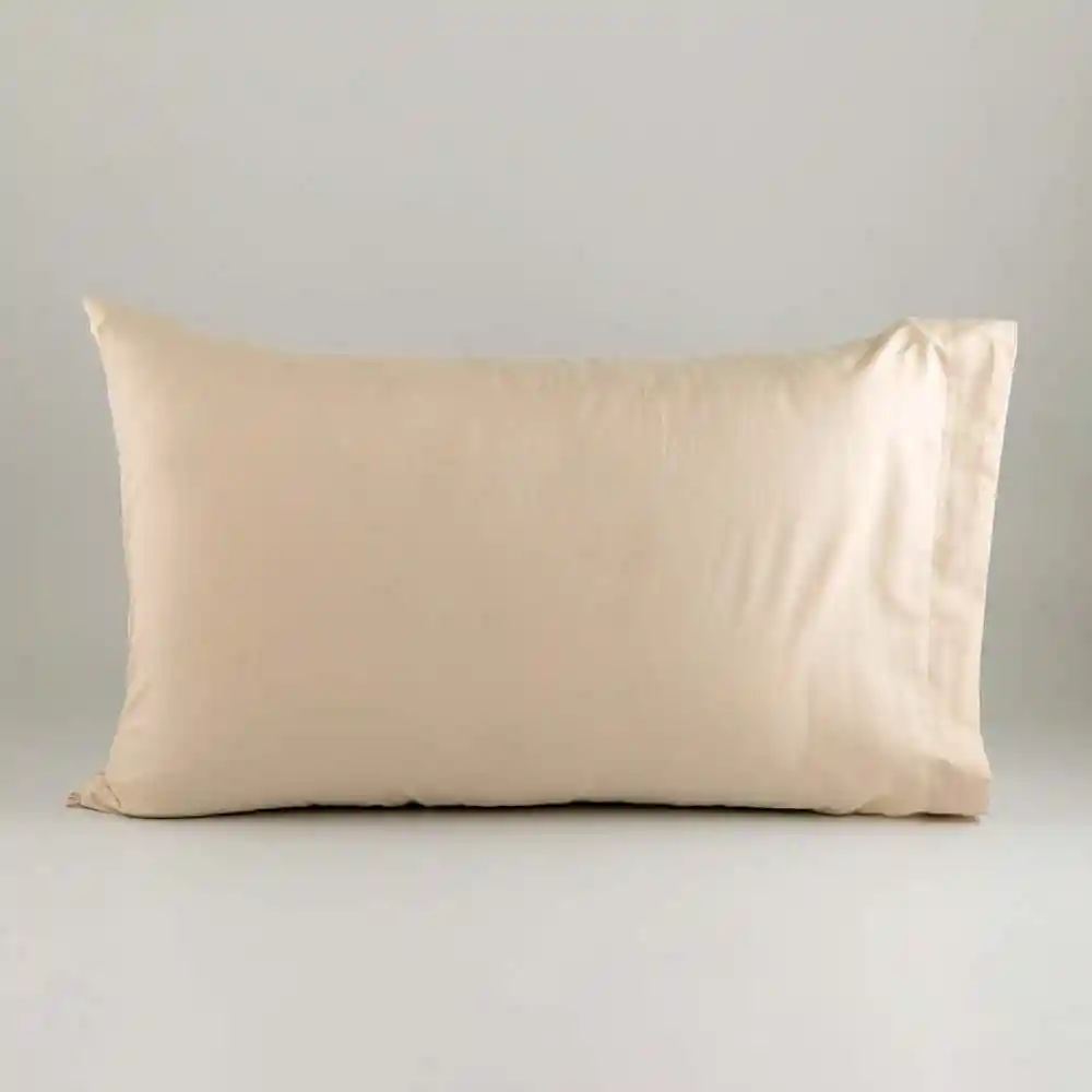 Funda De Almohada Expressions Setx2 75x50 Cm Microfibra Taupe