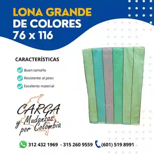 Lona De Colores De 116x76 Unidad-empaque