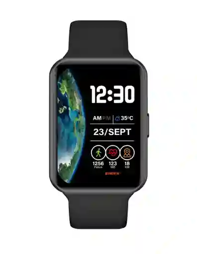 Reloj Smartwatch Era Fit View Binden Amoled Llamadas Bluetooth Negro