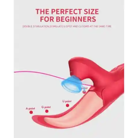 Vibrador Carlo Succionador Lamedor