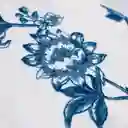 Mantel Expressions Flora 150x210cm Azul Algodon