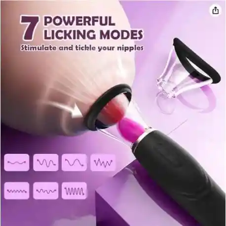 Vibrador Su-shita Succionador Lamedor