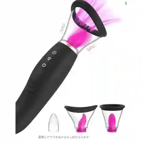 Vibrador Su-shita Succionador Lamedor