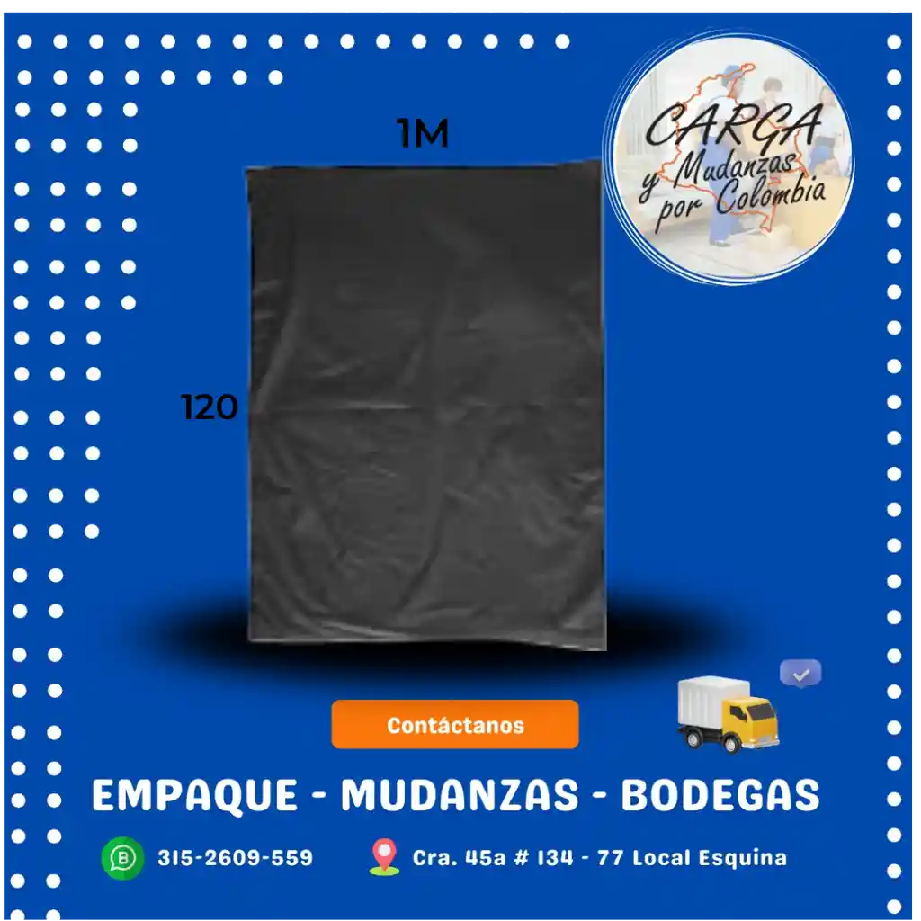 Bolsa Industrial Unidad De 1mx120 -empaque