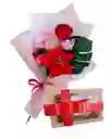 Ramo De Flores Y Chocolates Amor Eterno