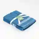 Toalla Cannon Benny 70x140cm 40x70cm Azul 500 Gr 2 Und Algodon