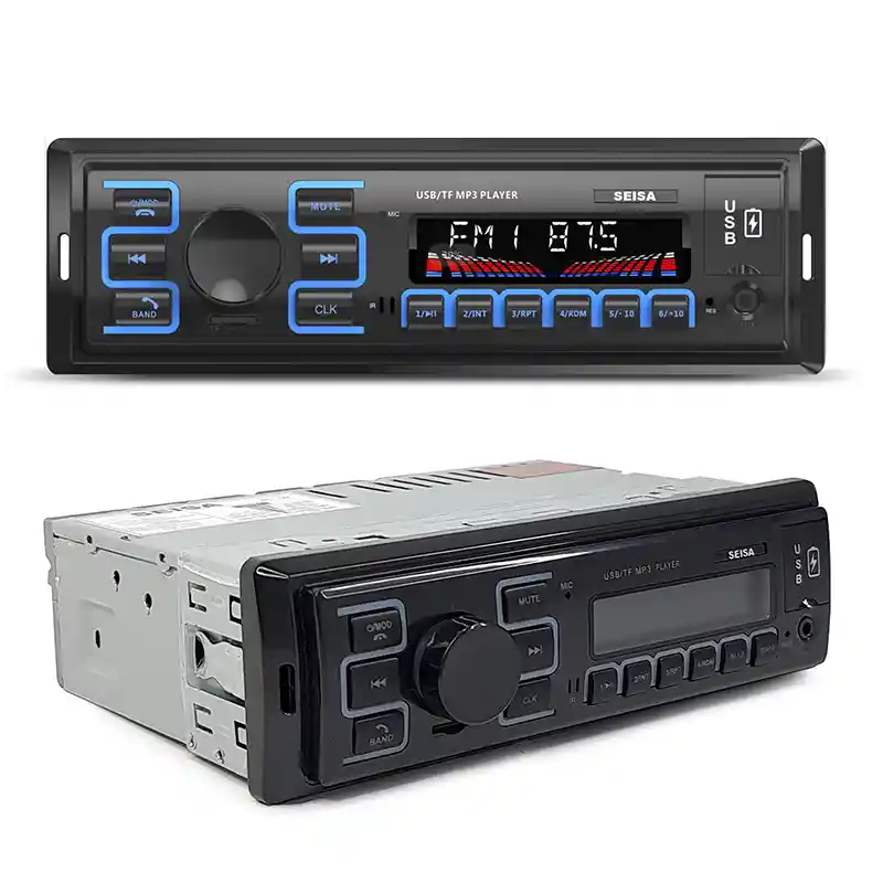 Radio Estéreo Para Carro Con Lcd Tf Mp3 Usb Fm Bluetooth Aux