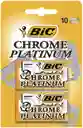 3 Cajasde Hojas Bic Cuchillas Afeitar Barberia Con Platino Y Cromo