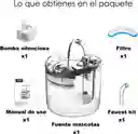 Fuente De Agua Con Sensor Automático Para Perros Y Gatos