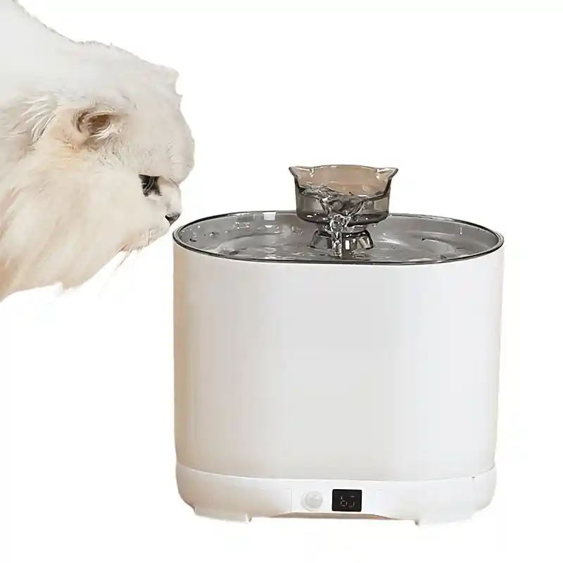 Fuente De Agua Para Perros Y Gatos Con Sensor Automático