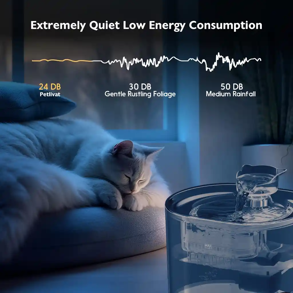 Fuente De Agua Para Perros Y Gatos Con Sensor Automático