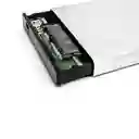 Caja Externa Para Hdd Ssd Sata 2.5 Pulgadas Usb 2.0 Aluminio Plateado
