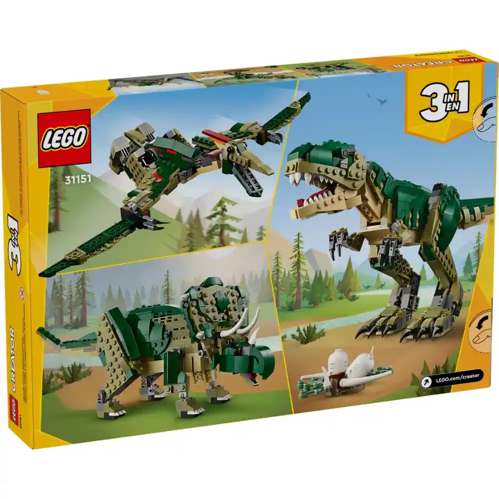 Juego De Construcción Lego 626 Piezas T- Rex Para Niños