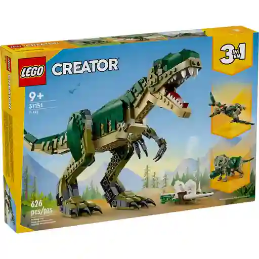 Juego De Construcción Lego 626 Piezas T- Rex Para Niños