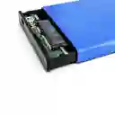 Caja Externa Para Hdd Ssd Sata 2.5 Pulgadas Usb 2.0 Aluminio Azul