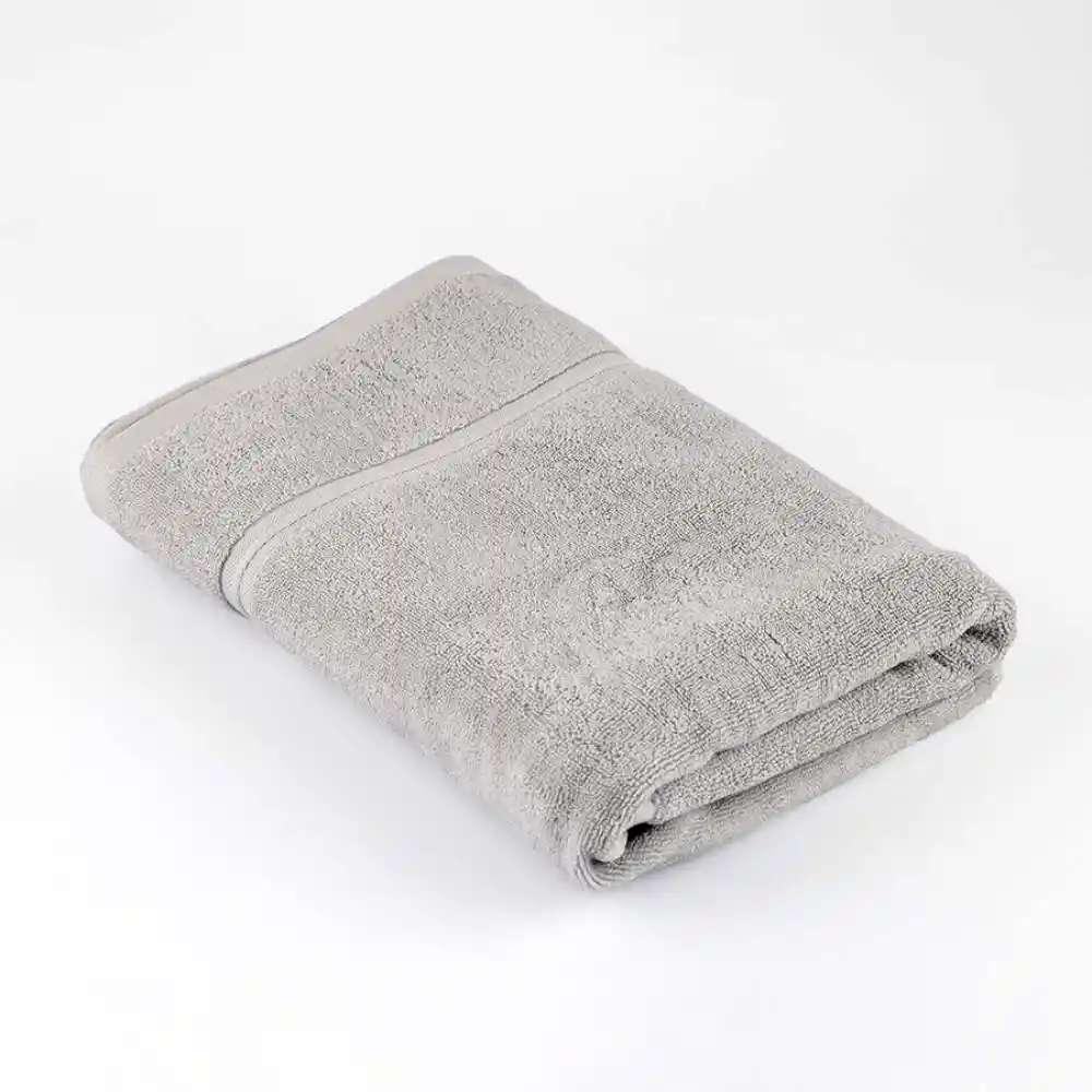 Toalla Expressions Spa Plush 70x140cm Gris 600 Gr 100% Algodon