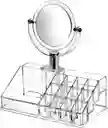 Organizador Acrilico + Espejo Doble