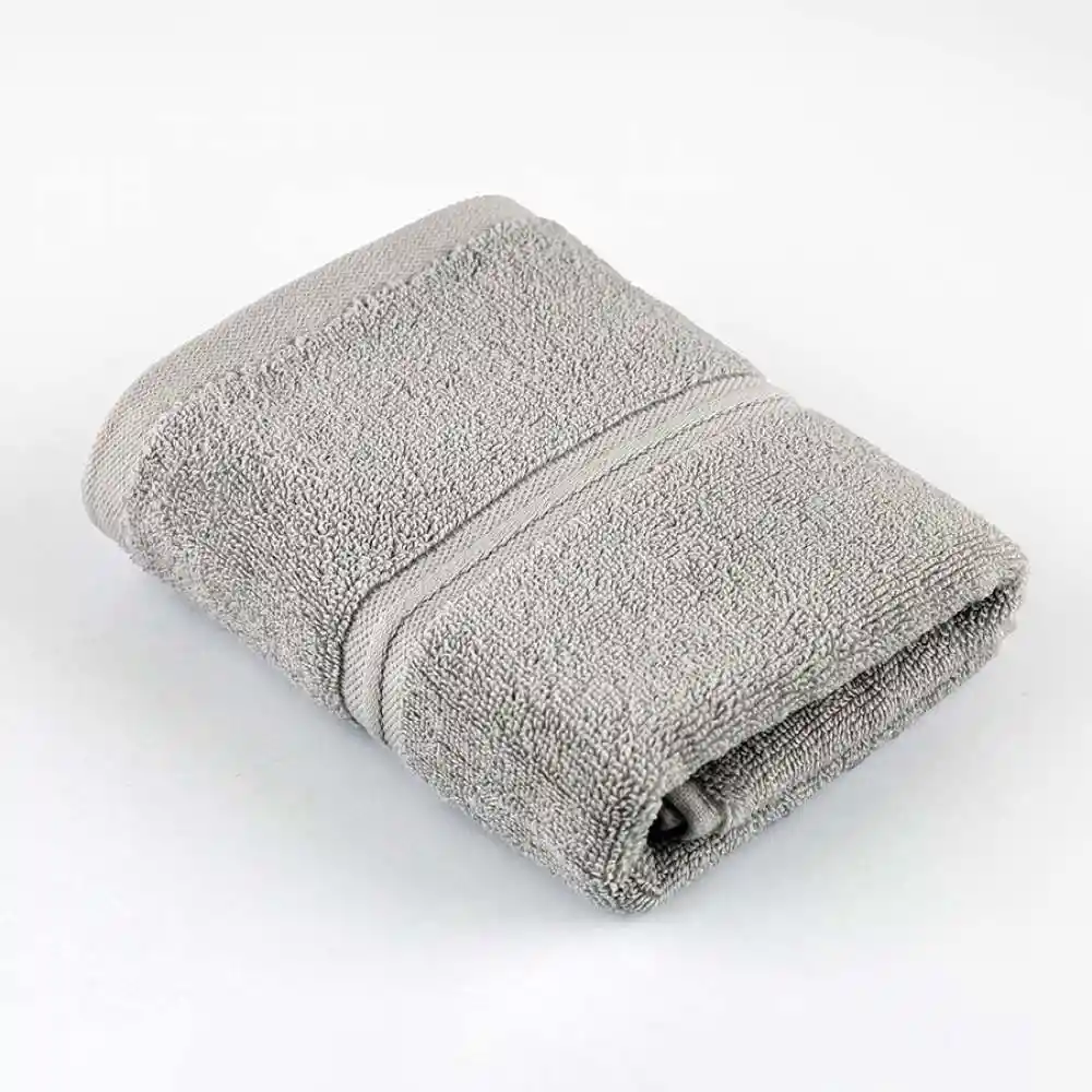 Toalla Expressions Spa Plush 40x70cm Gris 600 Gr 100% Algodon