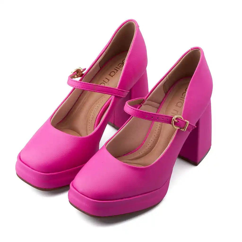 Tacón Alto Fucsia Beira Rio Talla 38