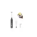 Mezclador Eléctrico Batidor Recargable Espumador, Carga Usb Color Negro 110v