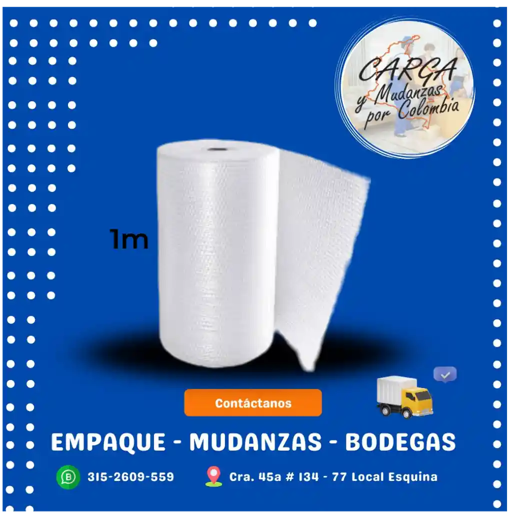 Burbuja De 1m De Alto X 1m De Ancho-empaque
