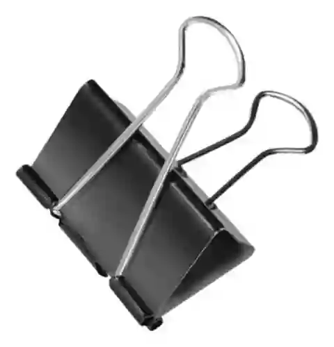 Pinzas Gancho Lotero Doble Clip 41 Mm 15/8" X 3 Unidades