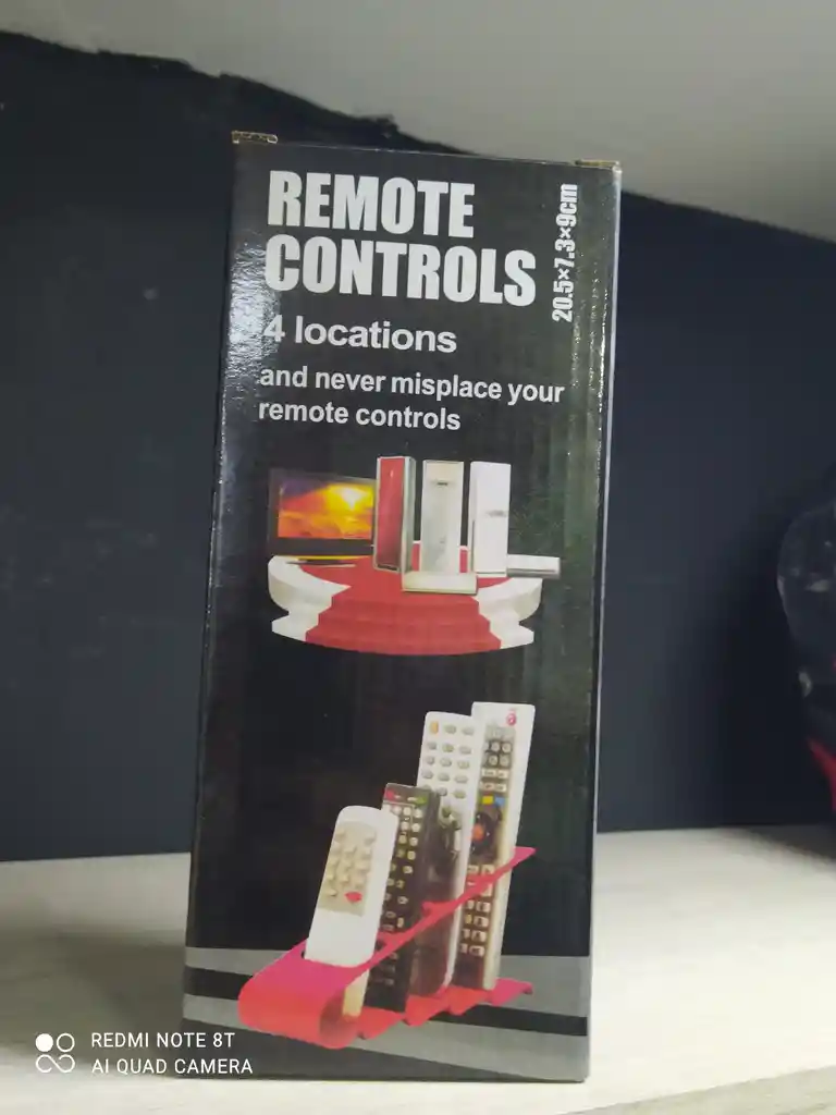 📦 Soporte Para Controles Remotos – 4 Espacios
