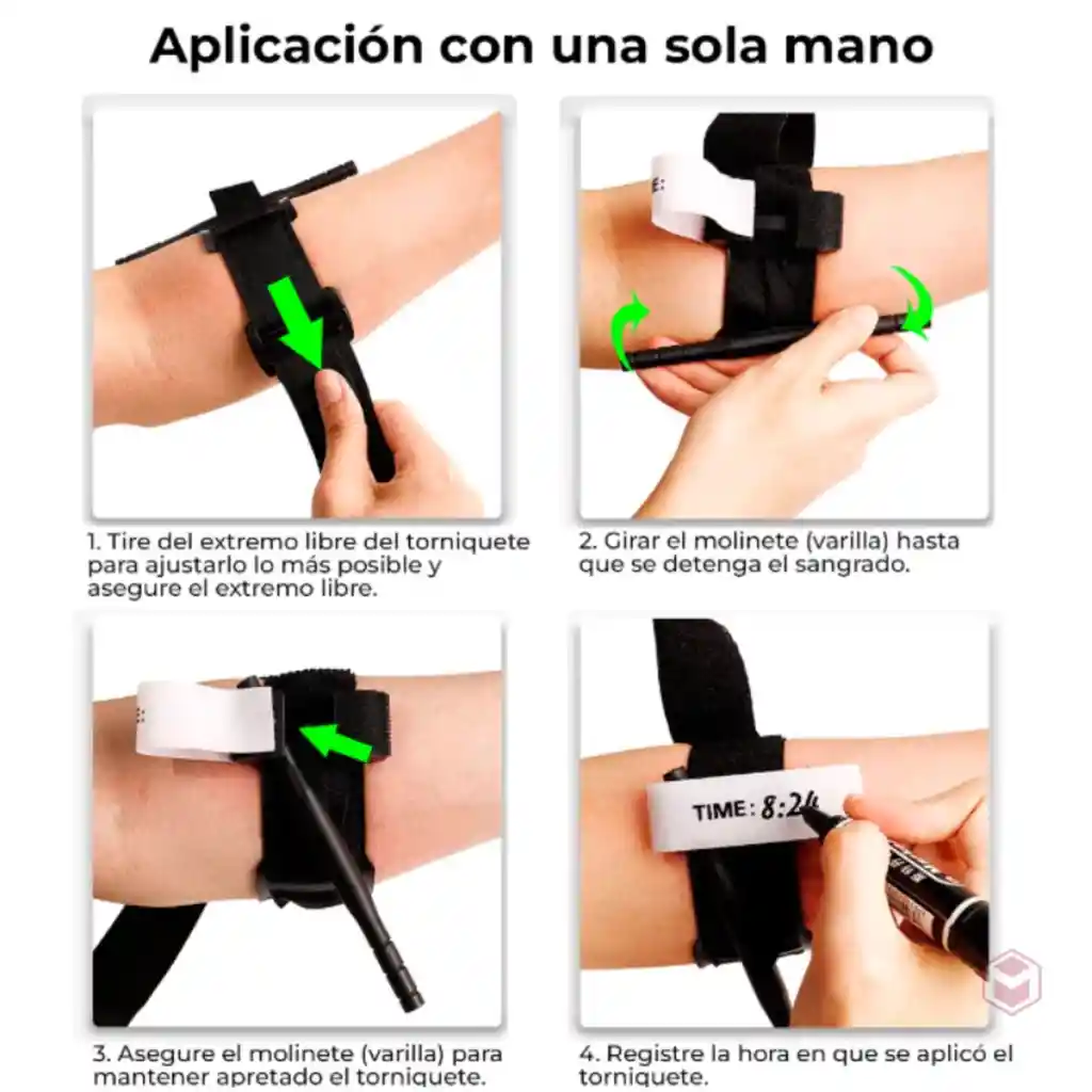 Torniquete Medico De Emergencia Tactico Militar Control Mk-004