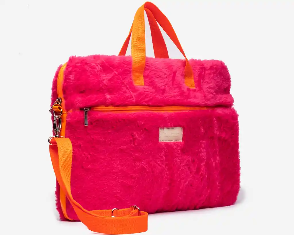 Estuche Computador Fur Fucsia