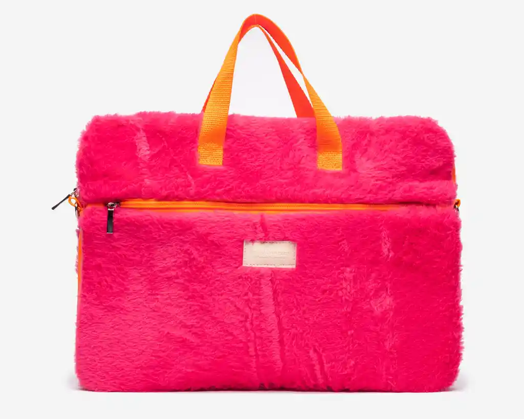 Estuche Computador Fur Fucsia