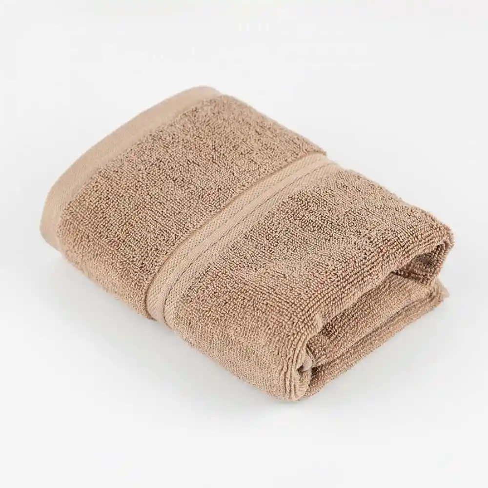 Toalla Expressions Spa Plush 40x70cm Cafe 600 Gr 100% Algodon