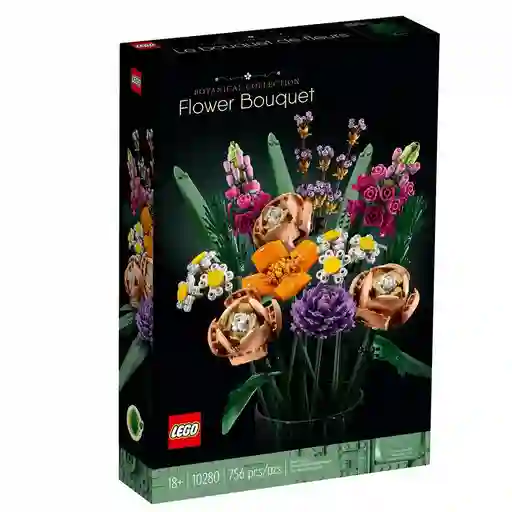 Juego De Construcción Lego 756 Piezas Ramo De Flores Adultos