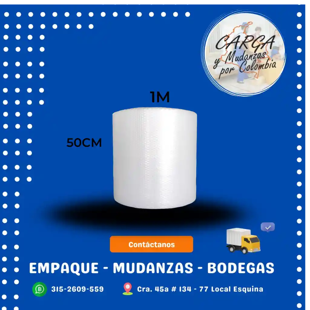 Burbuja De 50cm De Alto X 1m De Ancho-empaque