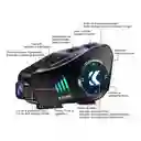 Intercomunicador Con Cámara Fhd Casco Bluetooth Wifi Kr-m3