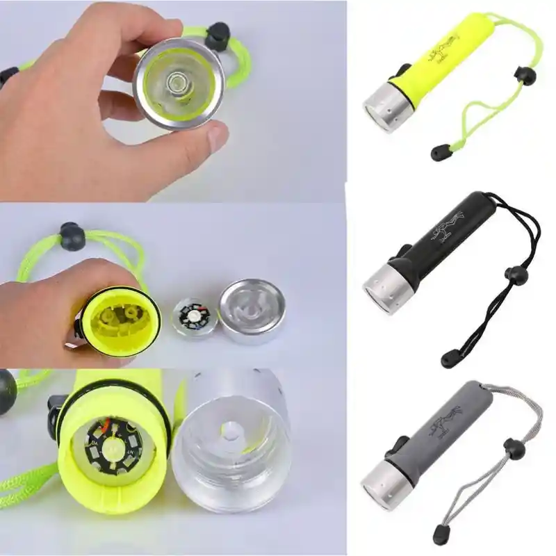 Linterna Sumergible Buceo Piscina Mano Portatil Led Acuatica