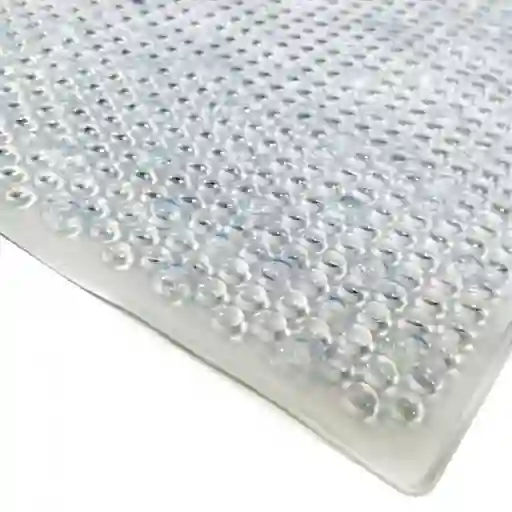 Tapete Expressions Antideslizante Impre 54x54cm Transparente Pvc