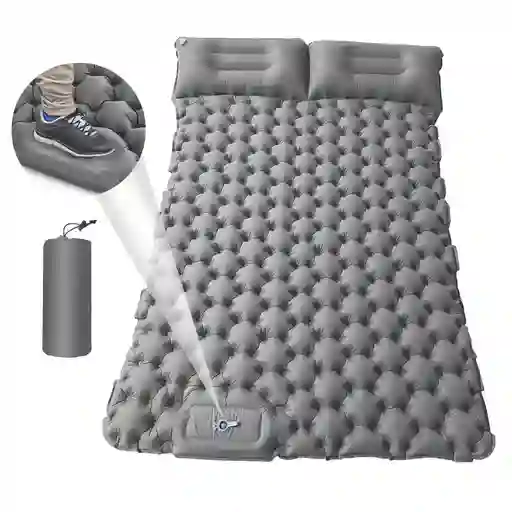 Colchon Autoinflable Doble Para Acampar