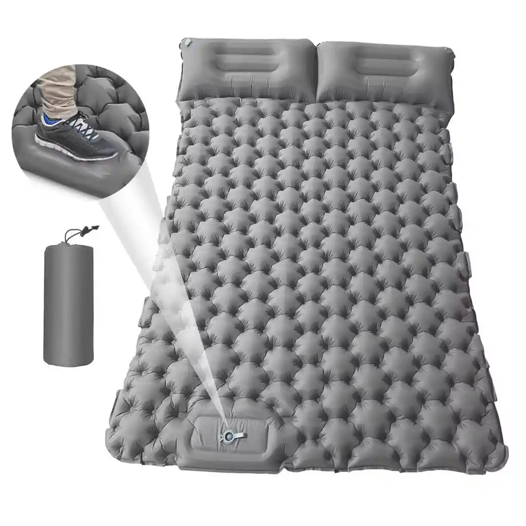 Colchon Autoinflable Doble Para Acampar