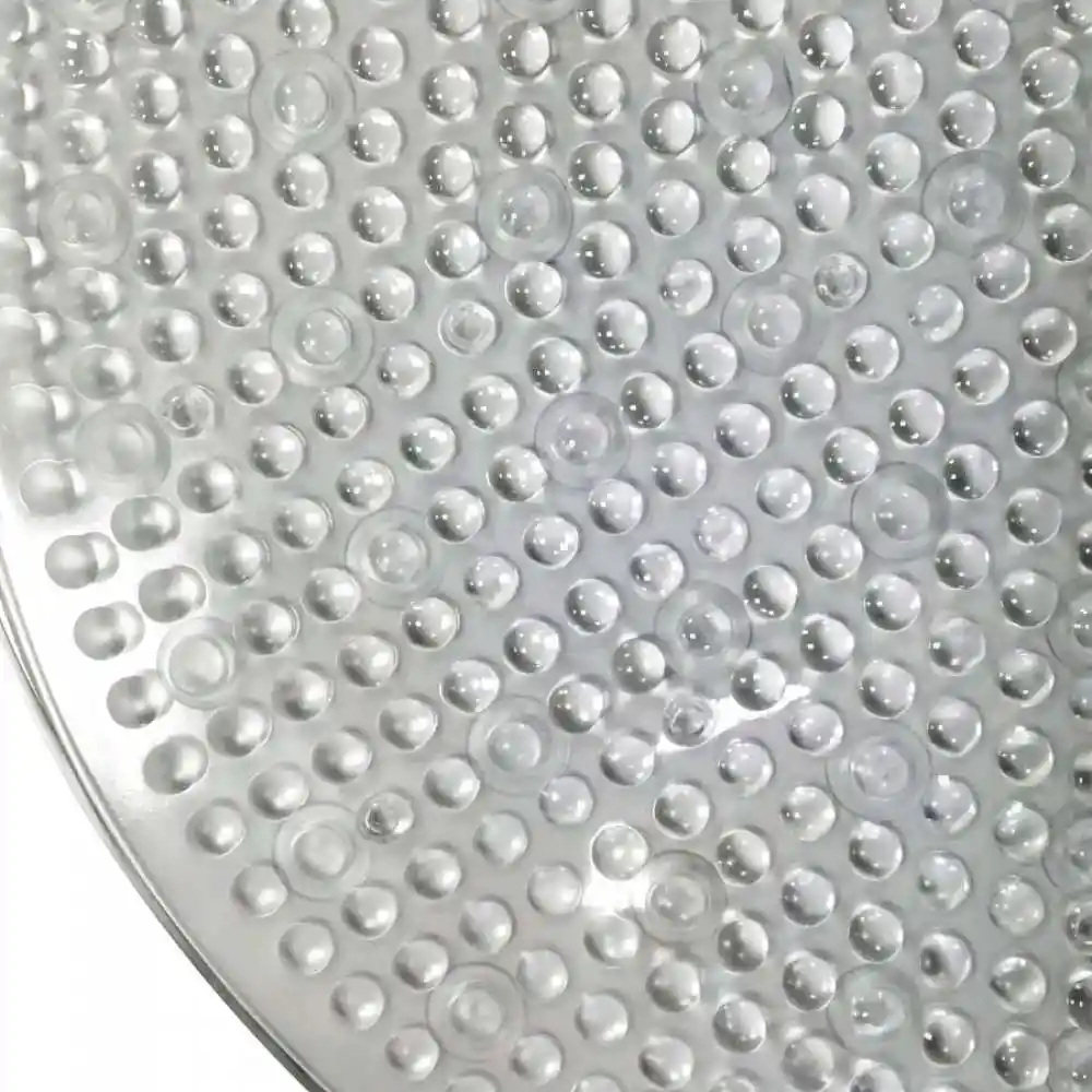 Tapete Expressions Antideslizante Impre 50x50cm Transparente Pvc