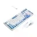 Combo De Teclado Y Mouse Gamer Havit Kb891cm / Color Blanco