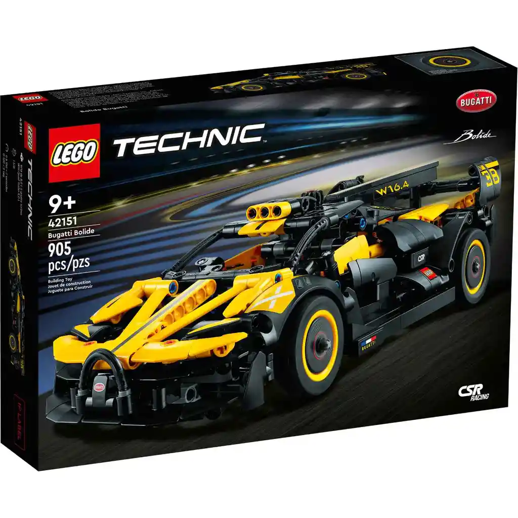 Juego De Construcción Lego 905 Piezas Bugatti Bolide Adultos