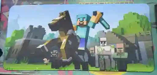 Pad Mouse O Alfombrilla Gamer Con Diseño Minecraft
