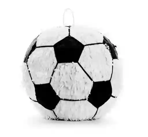 Piñata Papel Decoración Hora Loca Fiesta Balón Fútbol