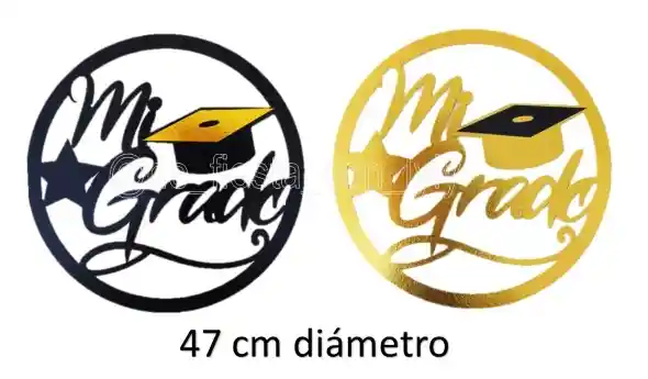 Topper De Pared Para Graduación - Decoración Grado 47 Cm