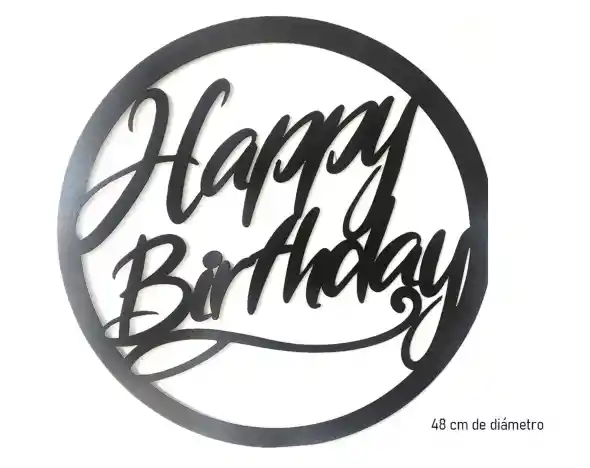 Topper De Pared Para Cumpleaños Fiesta Decoración Letrero