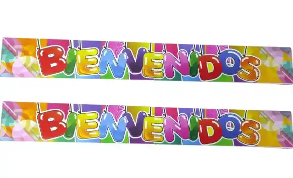 Banner Banderín Bienvenidos