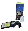 Lampara Recargable Con Panel Solar Y Sensor Movimiento