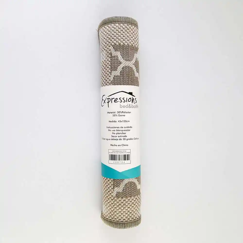 Tapete Expressions Cocina 45x120cm Gris 100% Poliester